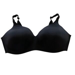 Soma‎ Vanishing 360 Wireless Comfort Black Full Coverage Bra 44DDD